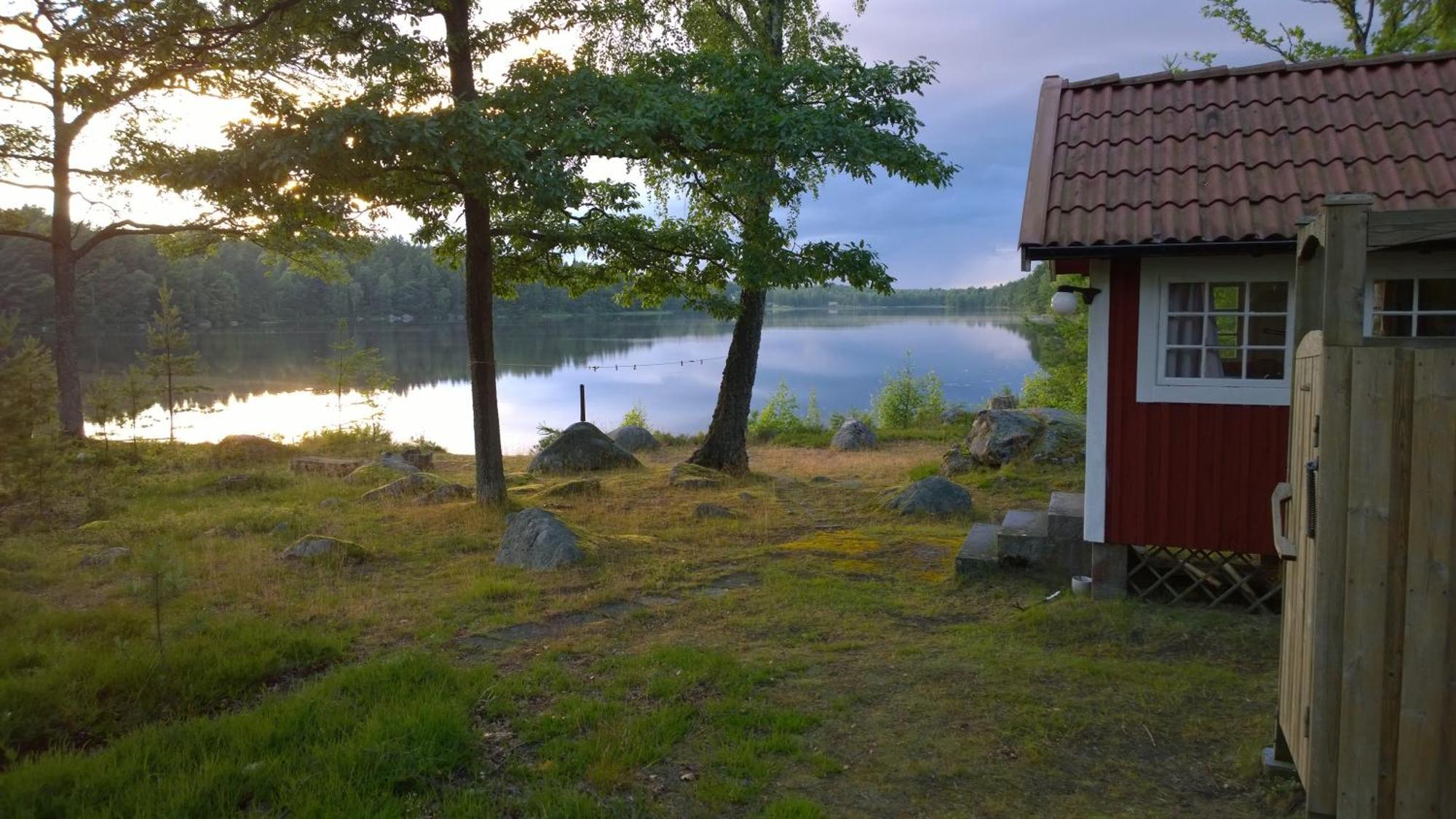 Langasjonas Camping & Stugby Hotel Karlshamns kommun Eksteriør billede